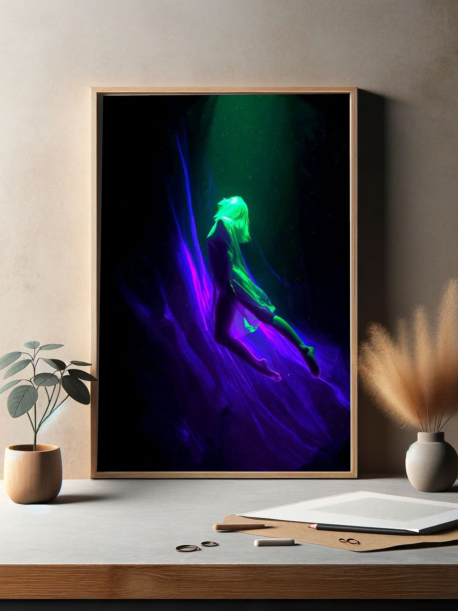 Ethereal Dancer — Fine Art Print. — room view 2
