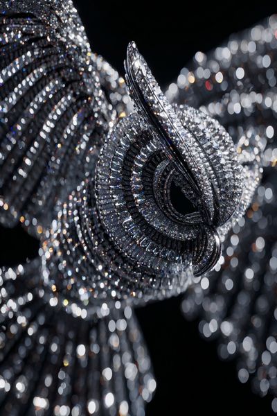 Elegant Crystal Chandelier — Fine Art Print. poster