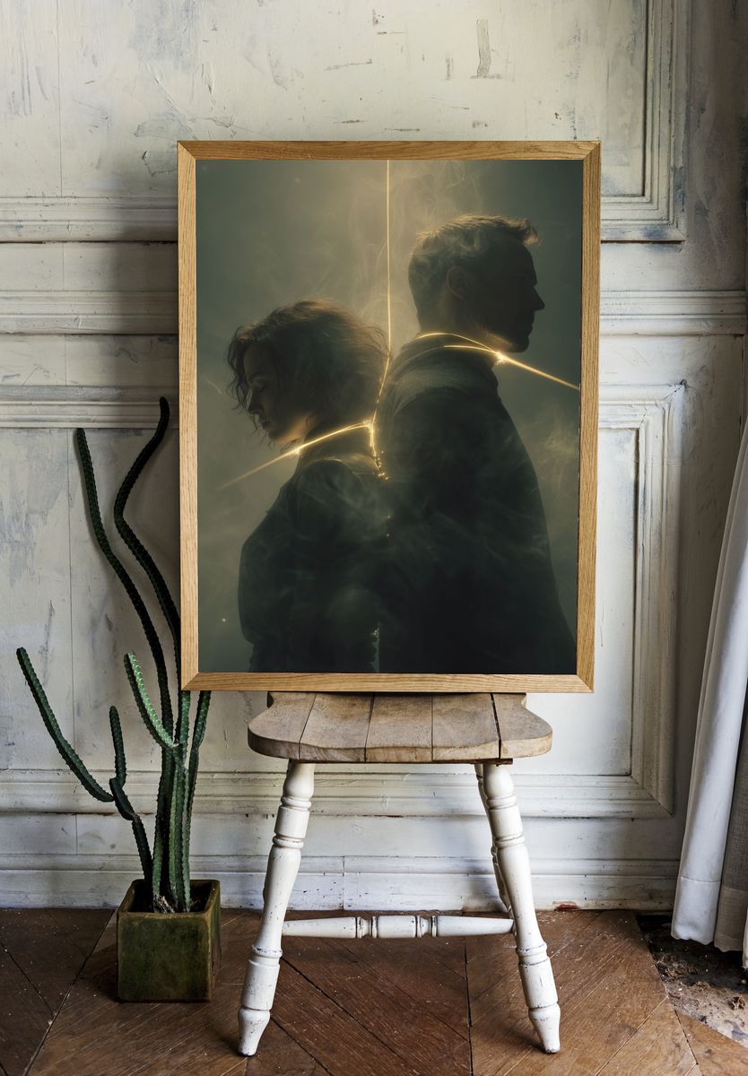 Ethereal Connection — Fine Art Print. — room view 1