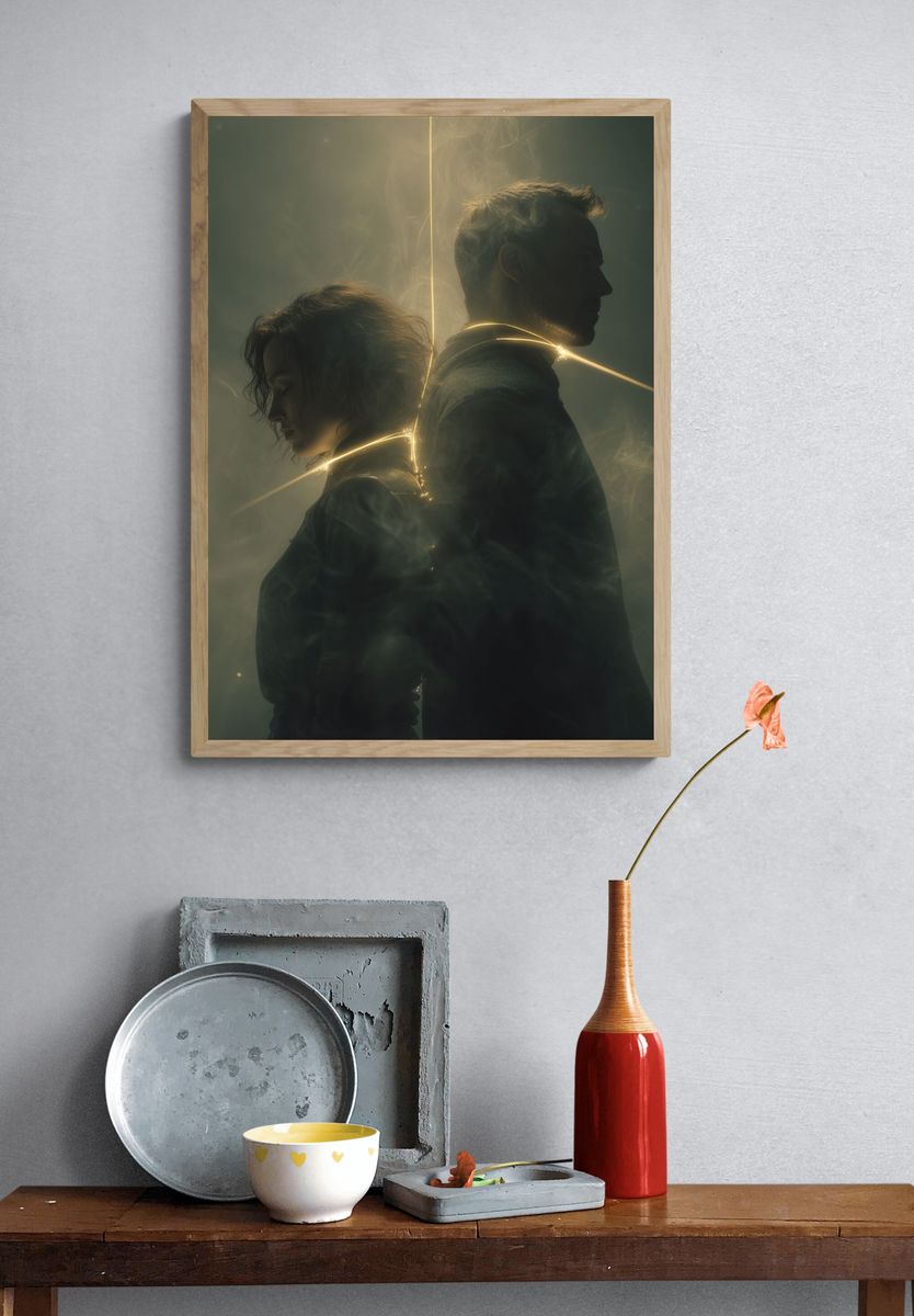 Ethereal Connection — Fine Art Print. — room view 3