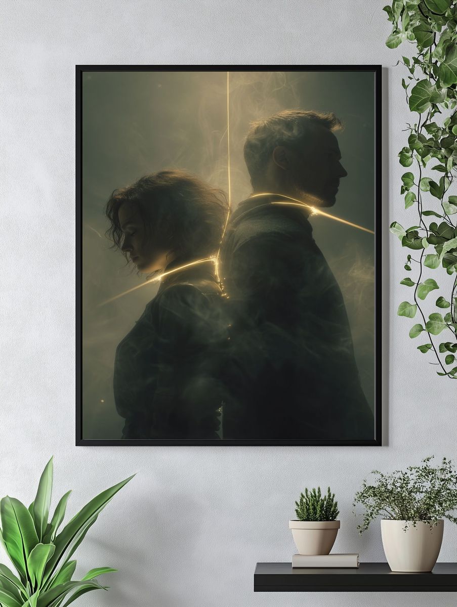 Ethereal Connection — Fine Art Print. — room view 4