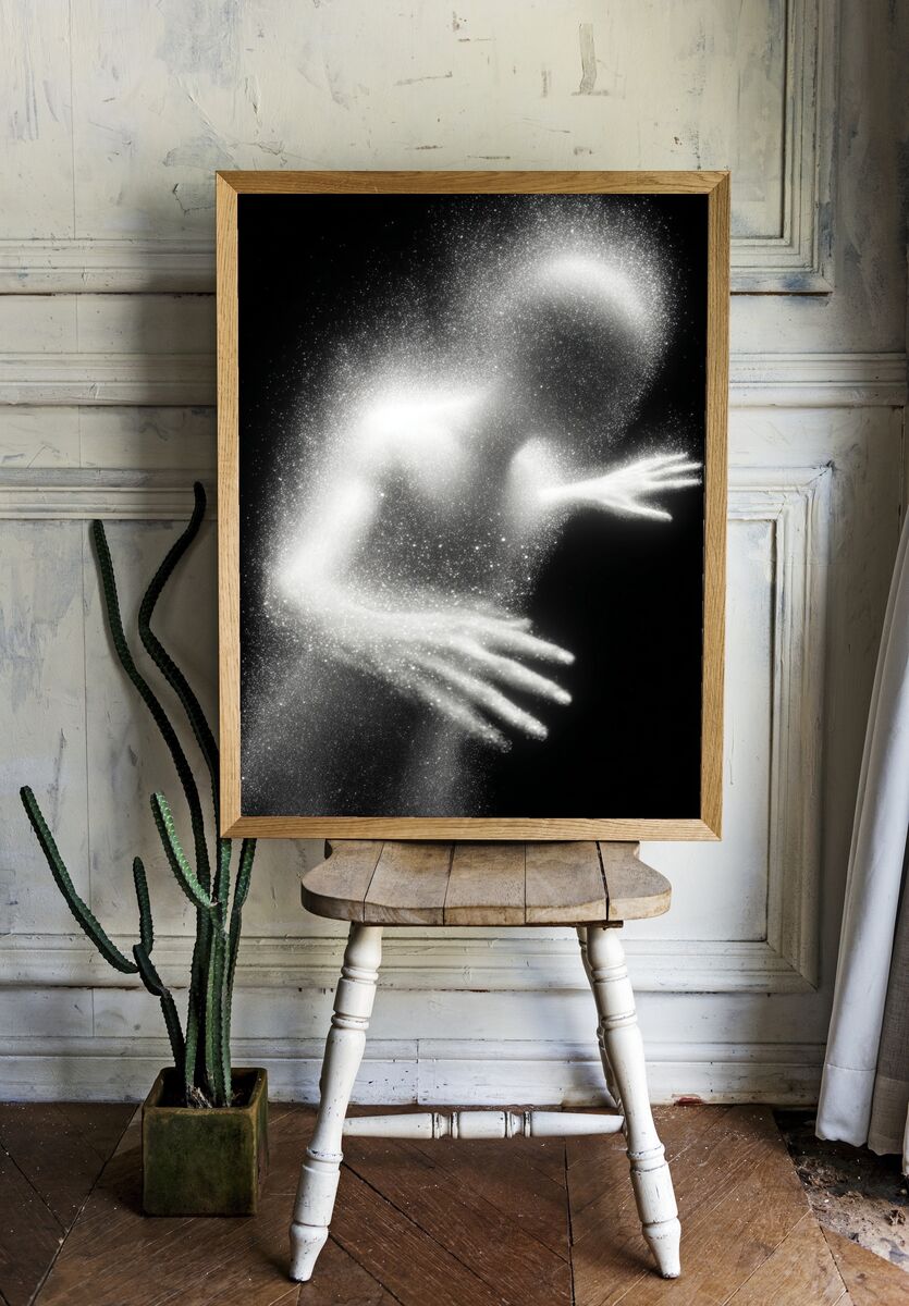 Ethereal Figure — Fine Art Print. — room view 1