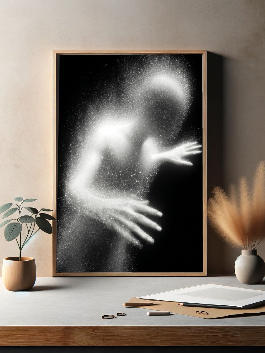 Ethereal Figure — Fine Art Print. — room view 2