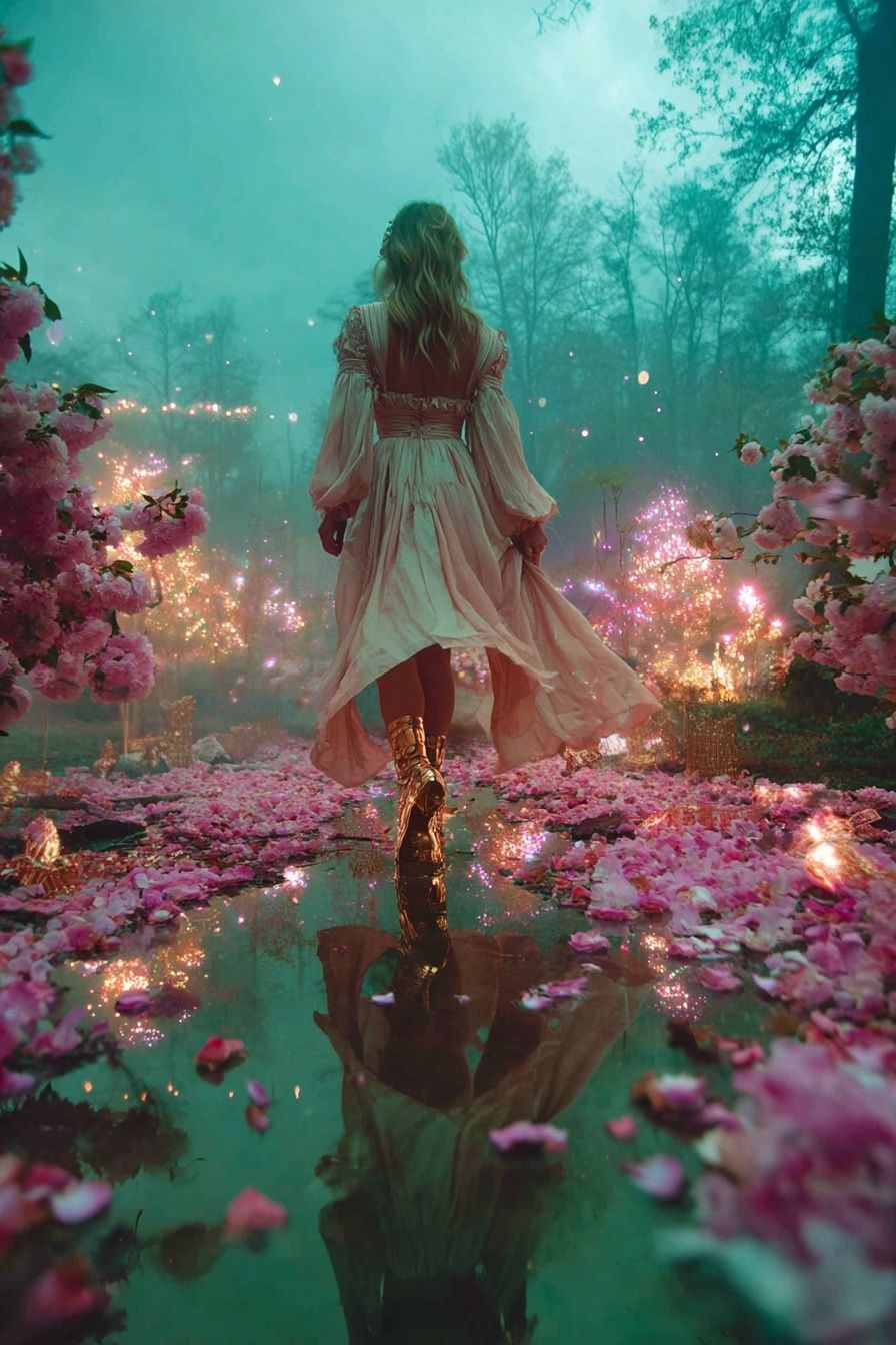 Enchanted Garden Dream — Fine Art Print. poster — fine-art art
