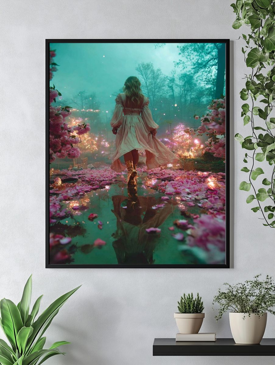 Enchanted Garden Dream — Fine Art Print. — room view 4