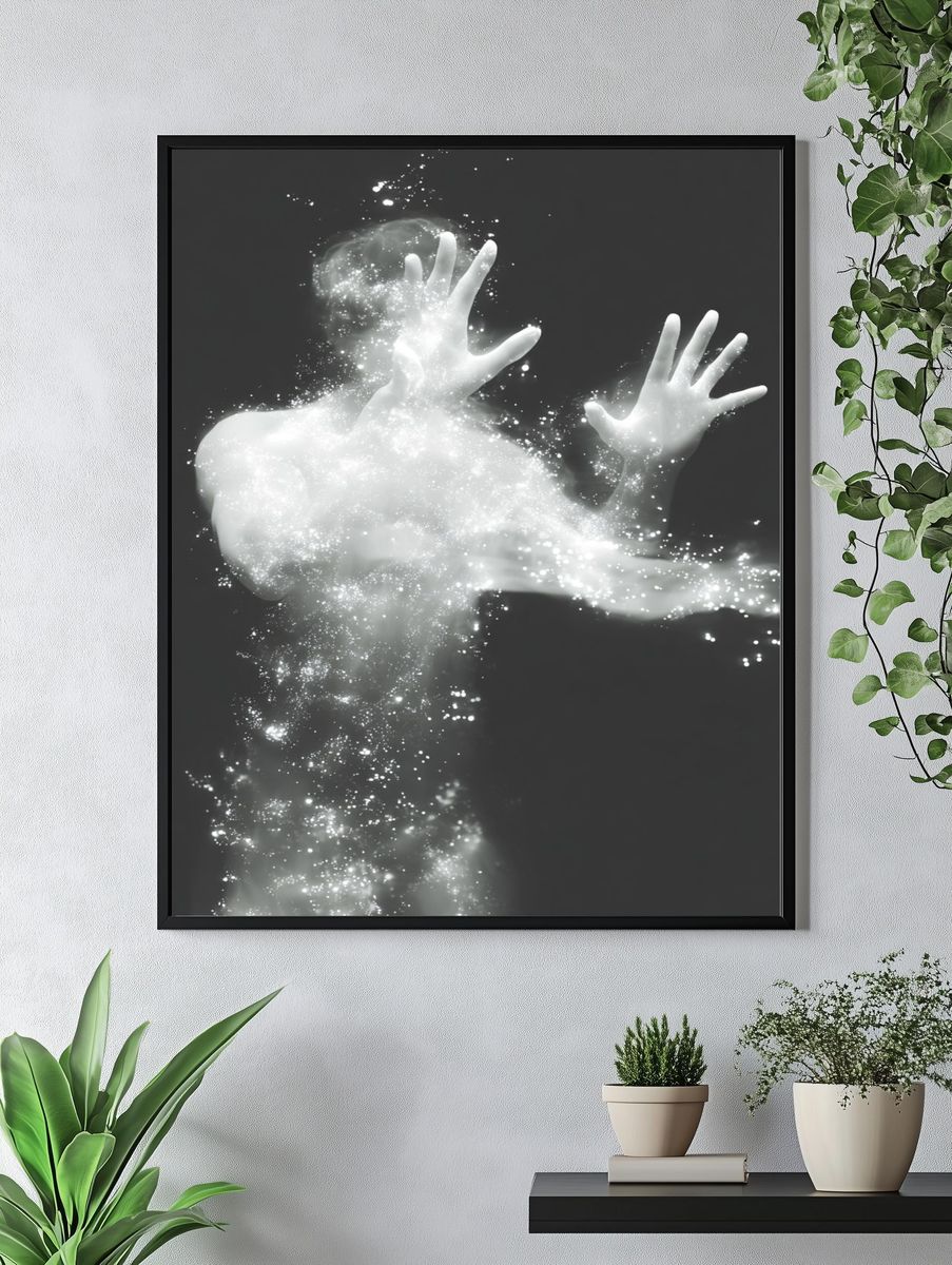 Ethereal Human Form — Fine Art Print. — room view 4