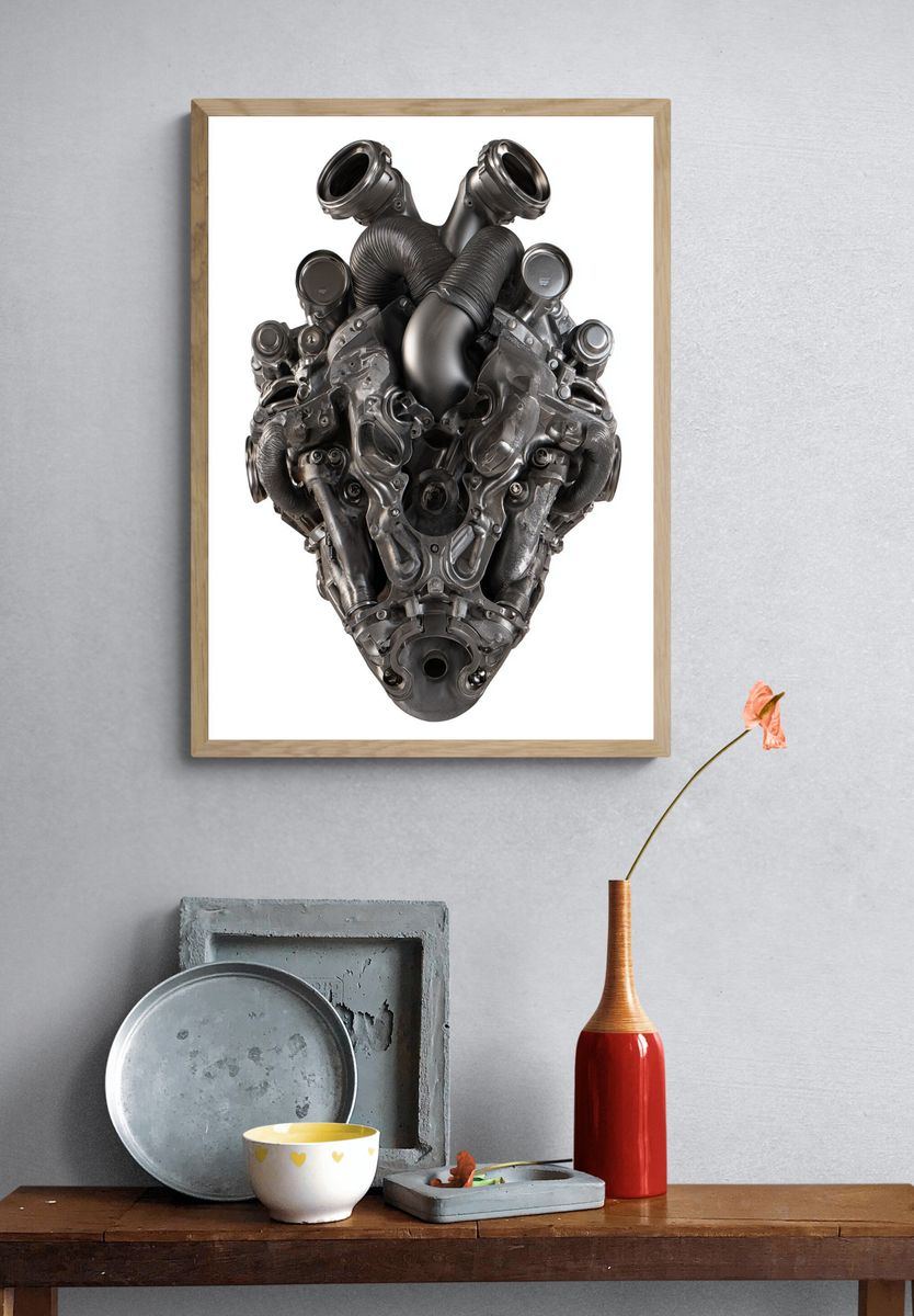 Engine Block — Industrial Print. — room view 3
