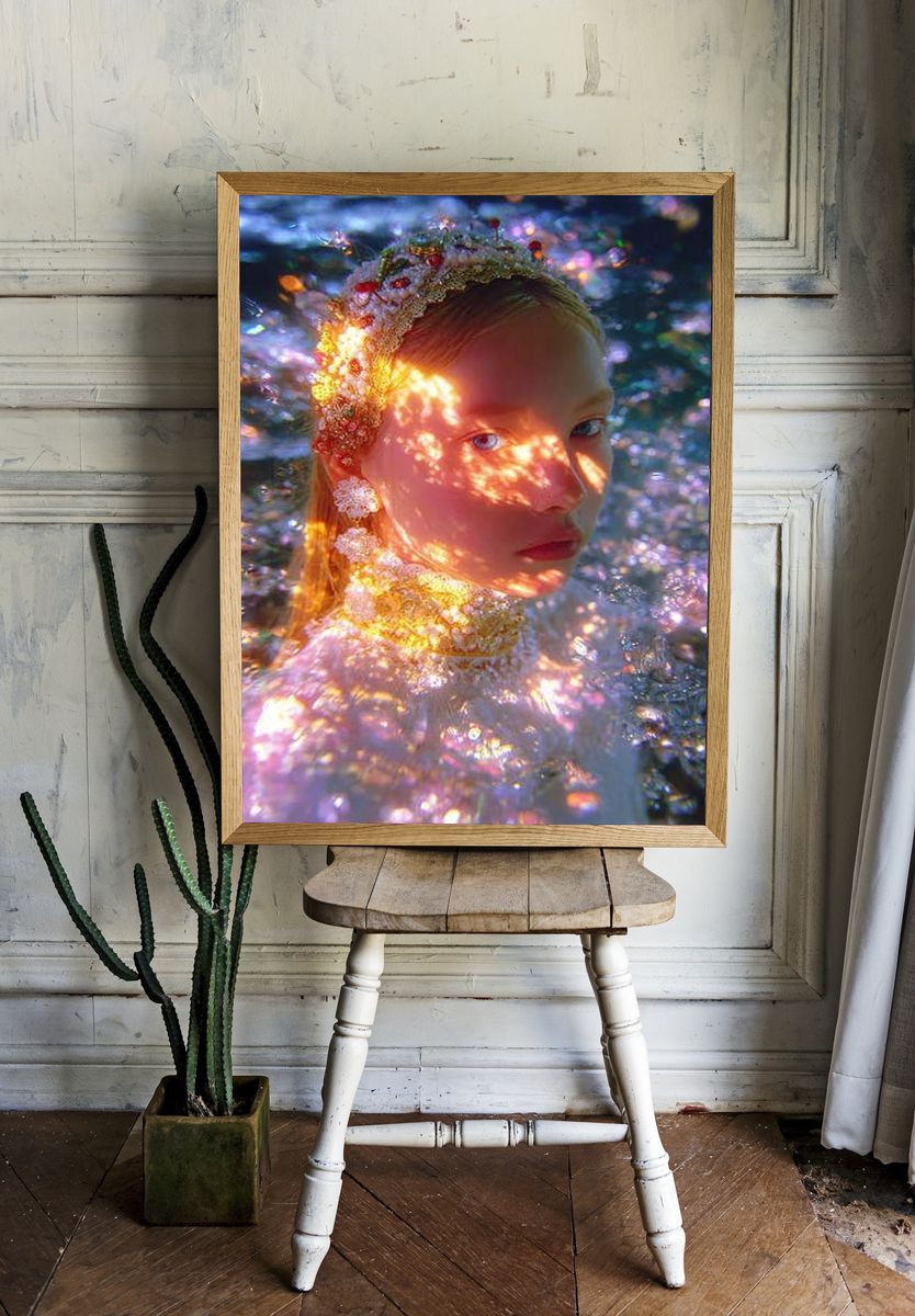 Ethereal Portrait — Fine Art Print. — room view 1