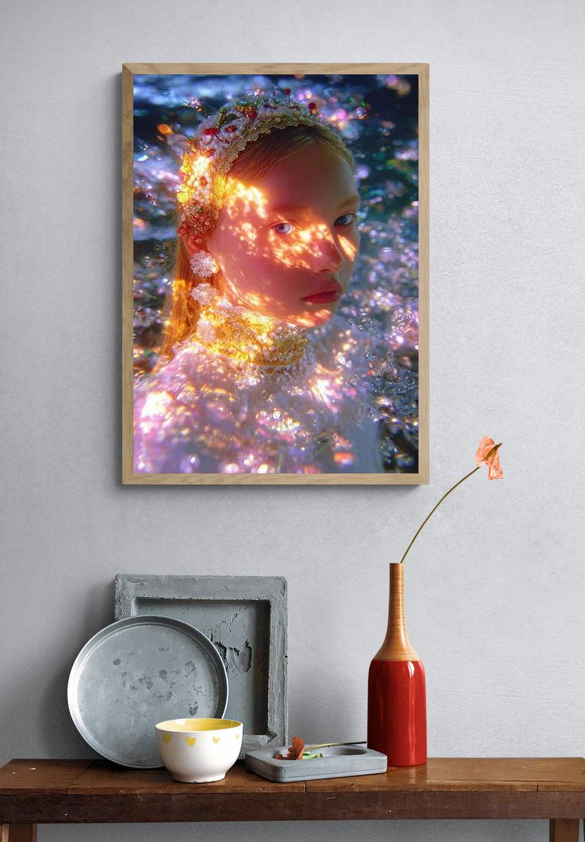 Ethereal Portrait — Fine Art Print. — room view 3