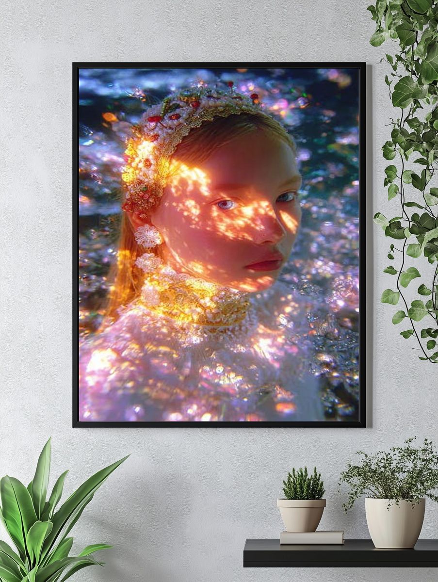 Ethereal Portrait — Fine Art Print. — room view 4