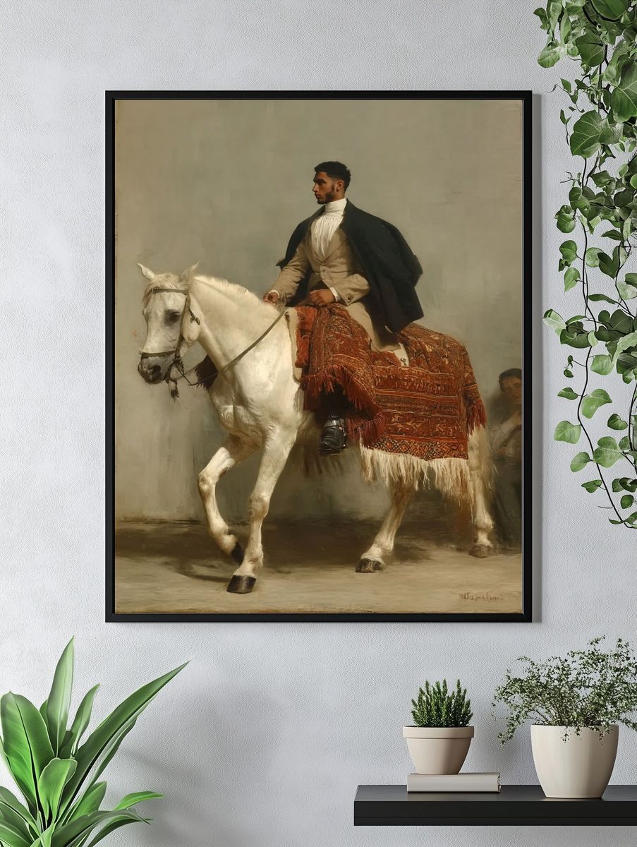 Equestrian Portrait — Fine Art Print. — room view 4