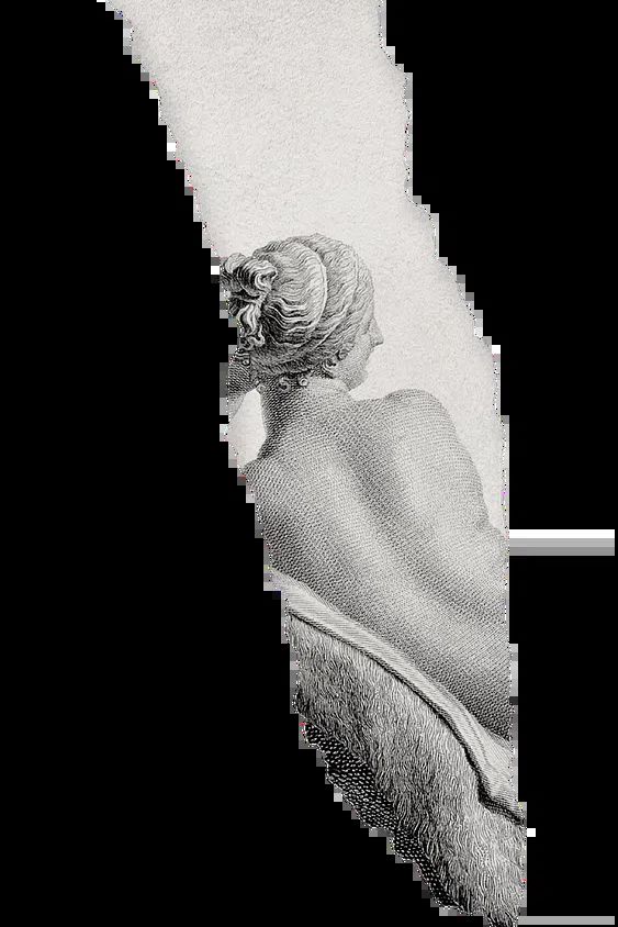 Elegant Woman — Fine Art Print. poster — fine-art art