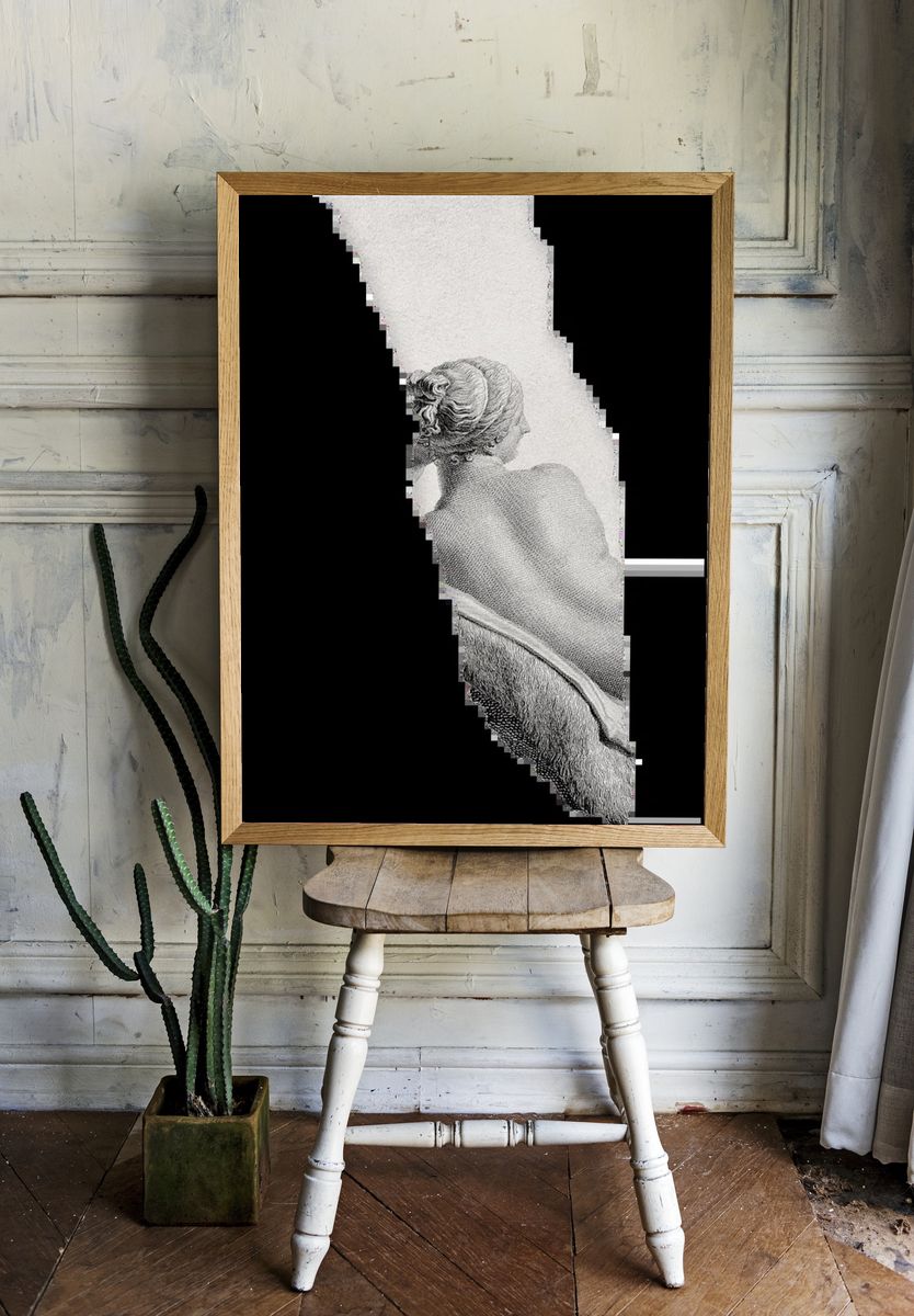 Elegant Woman — Fine Art Print. — room view 1