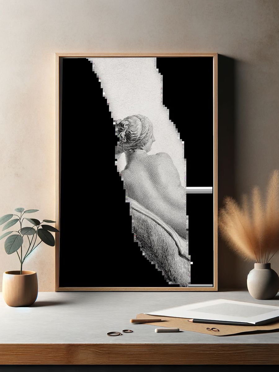 Elegant Woman — Fine Art Print. — room view 2
