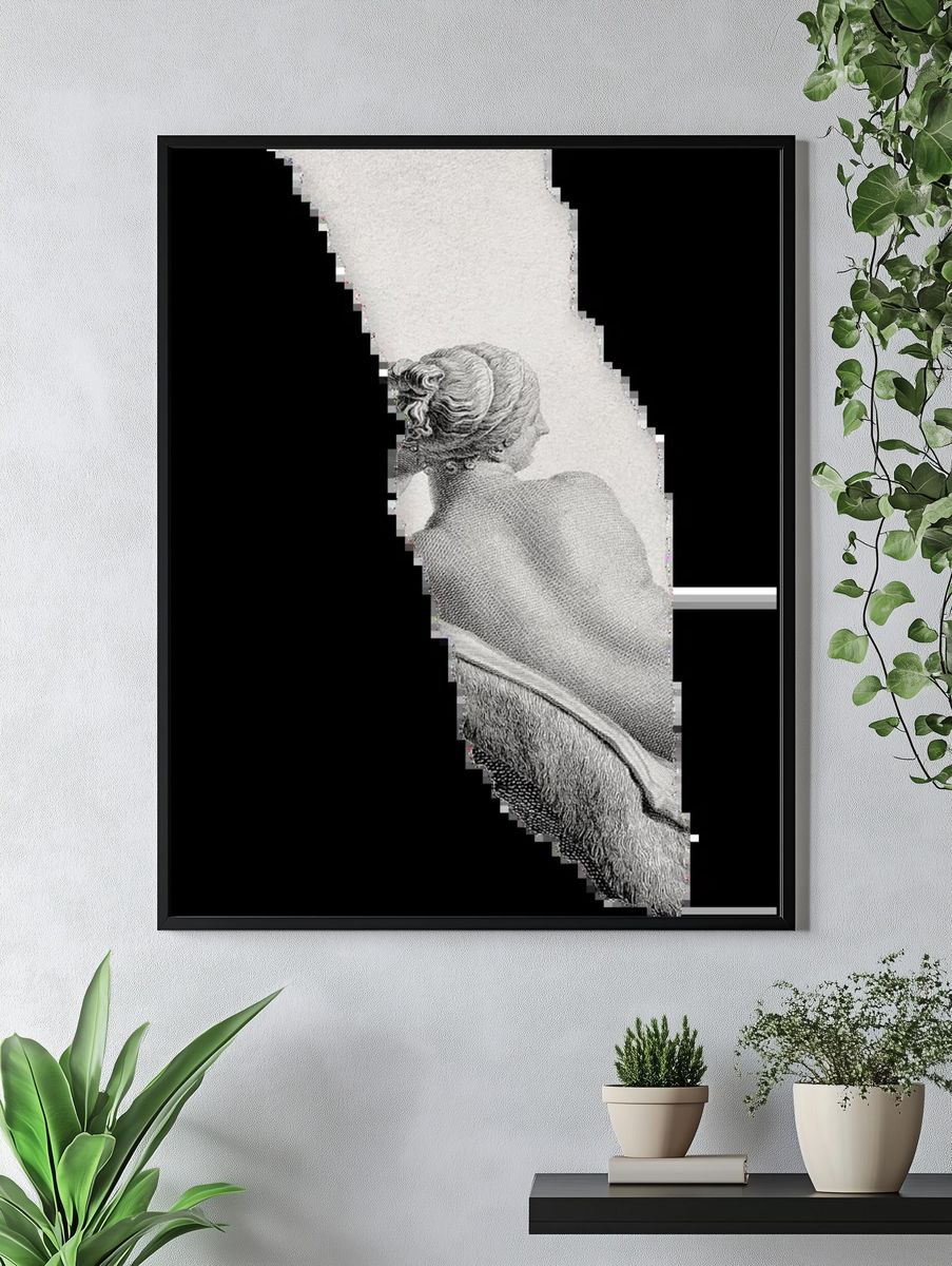 Elegant Woman — Fine Art Print. — room view 4