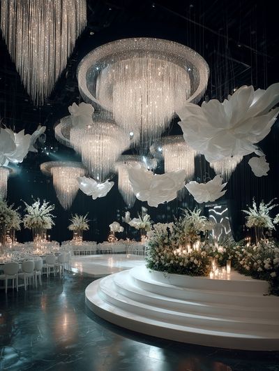 Elegant Wedding Venue Poster. poster print