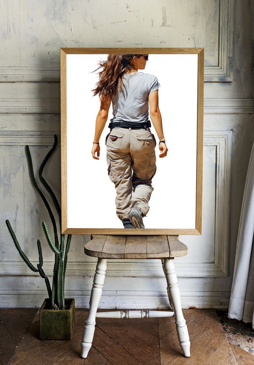 Adventurous Explorer — Photography Print. — room view 1