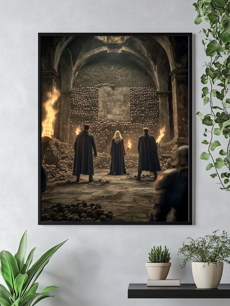 Skull Chamber Fantasy Poster. — room view 4