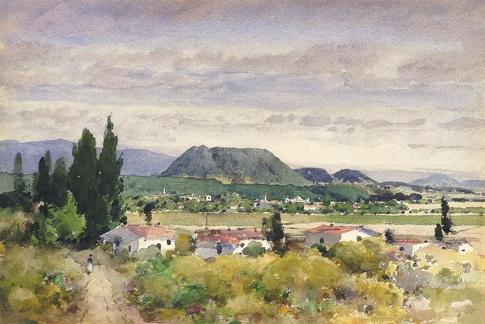 Mountain Landscape — Fine Art Print. poster detail