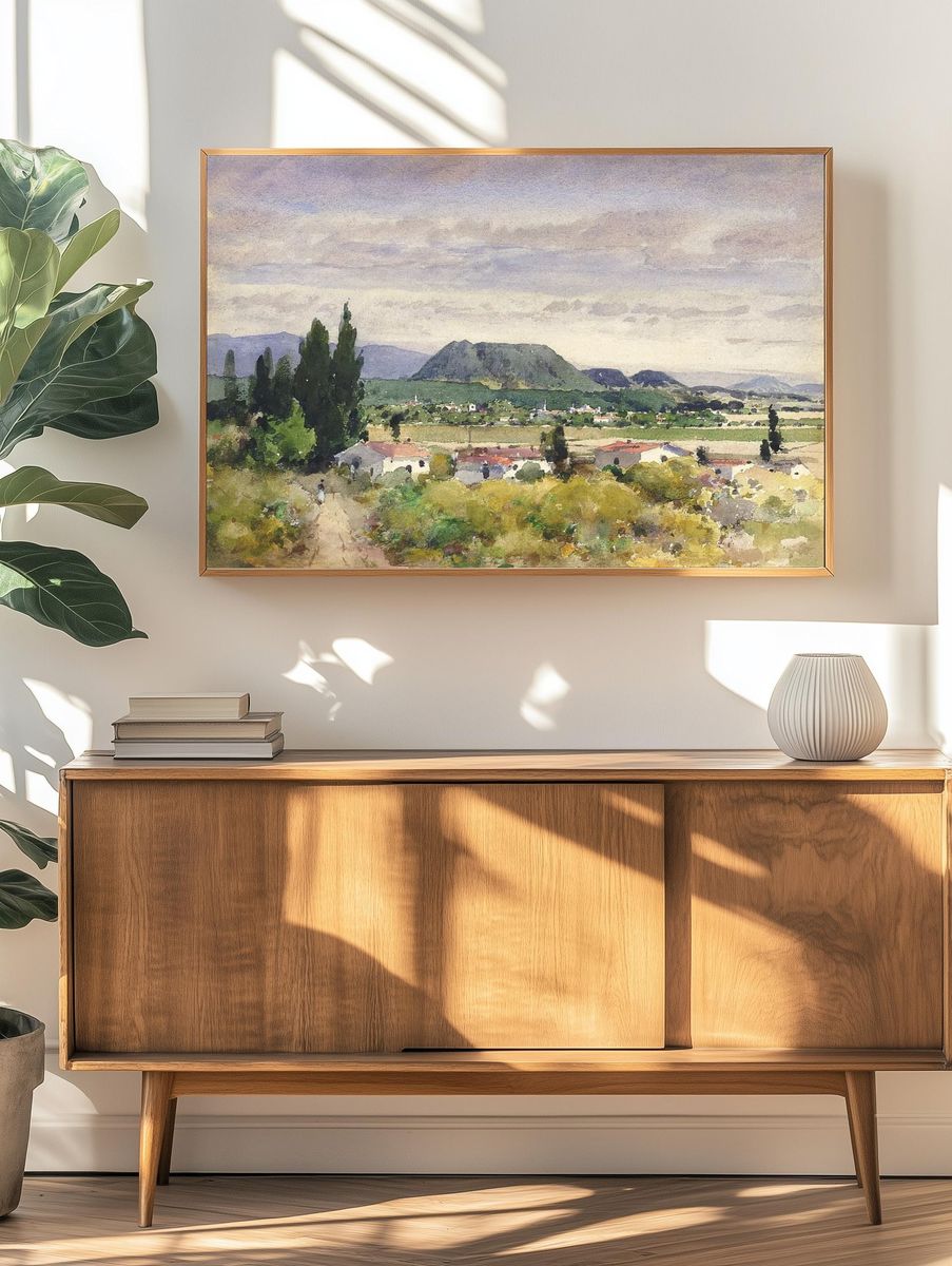 Mountain Landscape — Fine Art Print. — room view 3