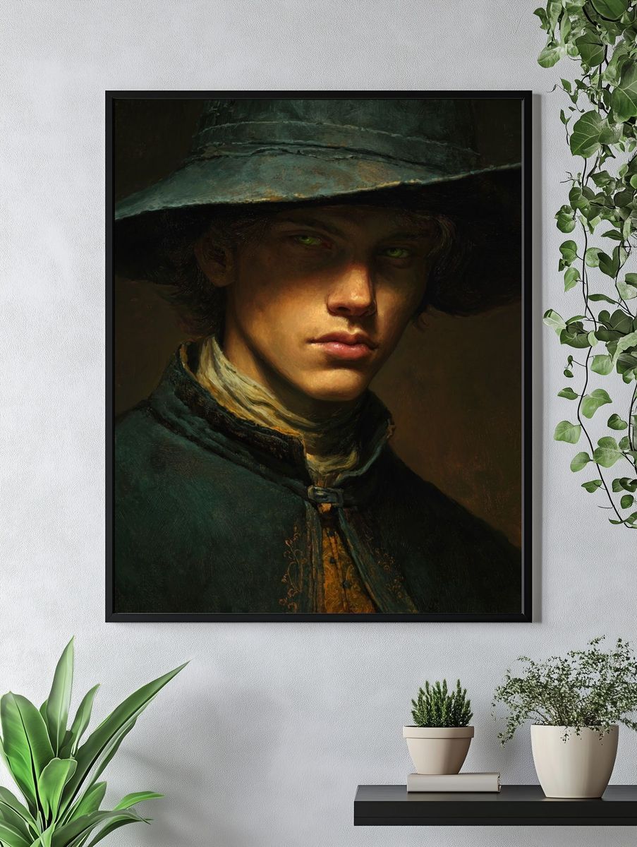 Moody Portrait Fine-Art Print. — room view 4