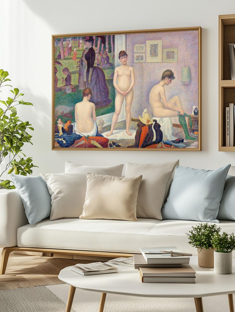 Dragon Rider — Fantasy Art Print. — room view 2