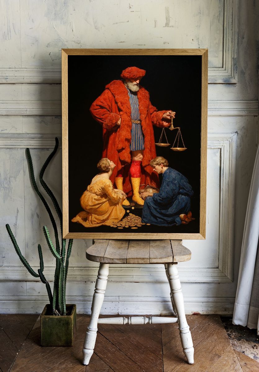 The Merchant — Fine Art Print. — room view 1