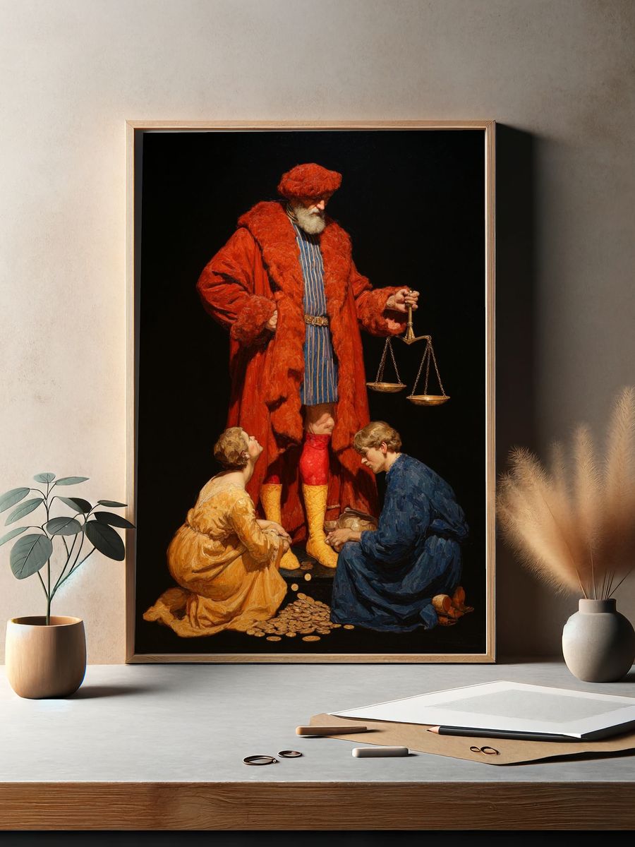 The Merchant — Fine Art Print. — room view 2