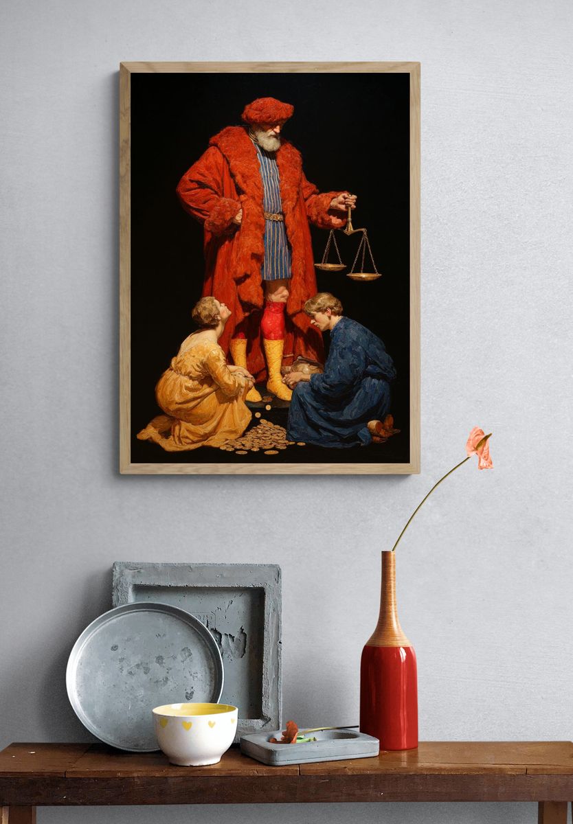 The Merchant — Fine Art Print. — room view 3