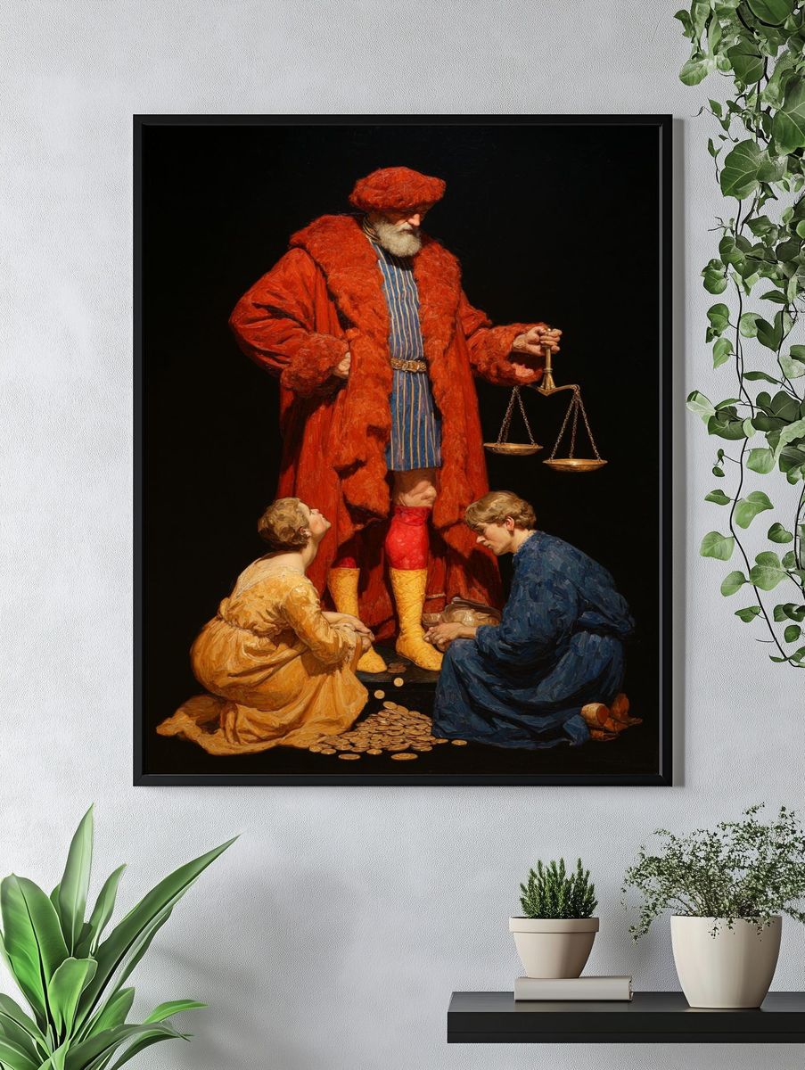 The Merchant — Fine Art Print. — room view 4