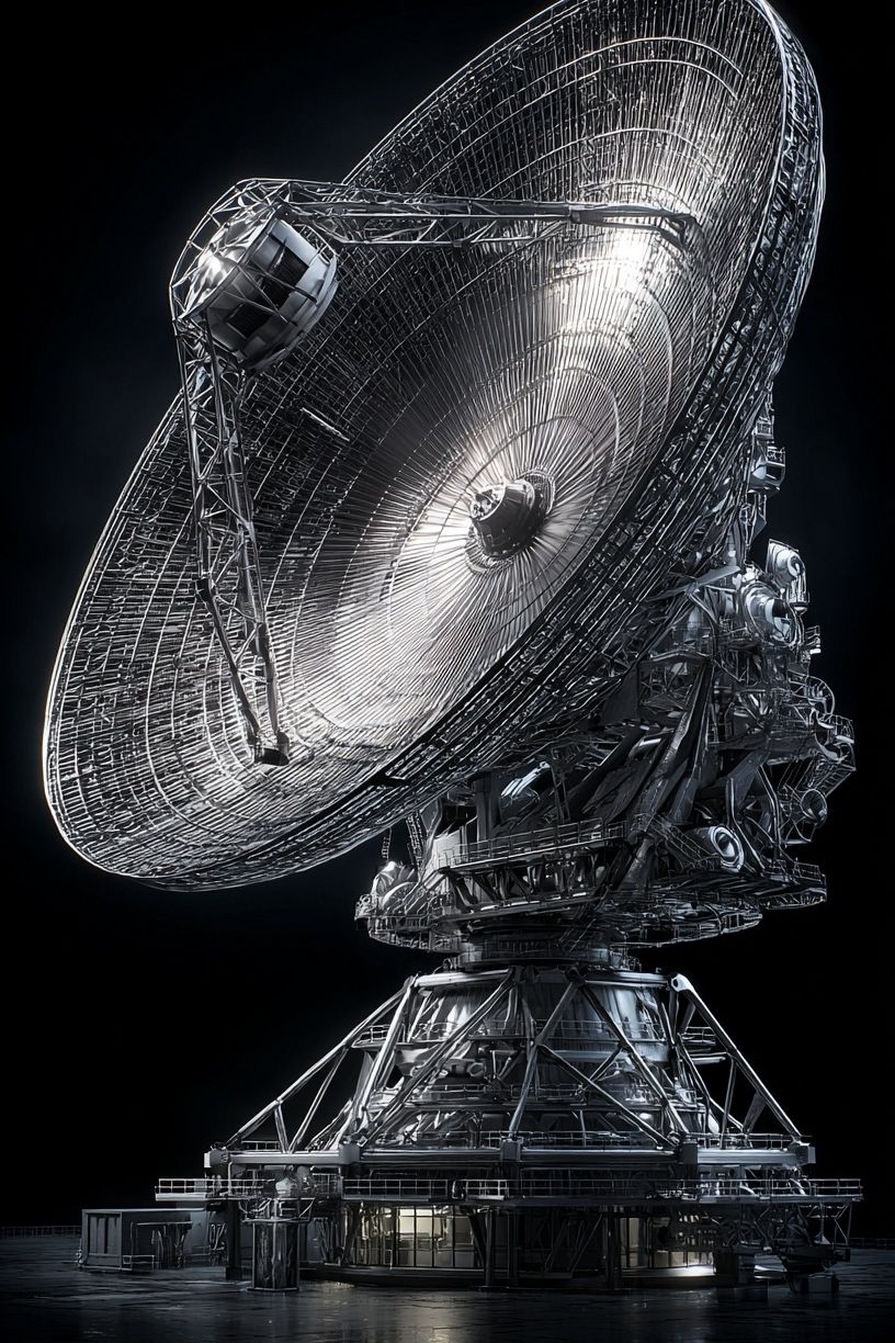 Satellite Dish — Fine Art Print. poster — fine-art art