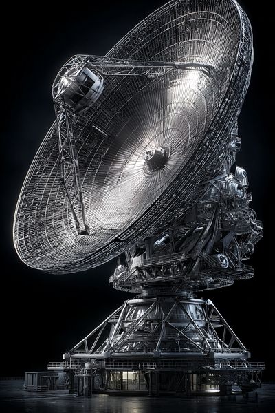 Satellite Dish — Fine Art Print. poster