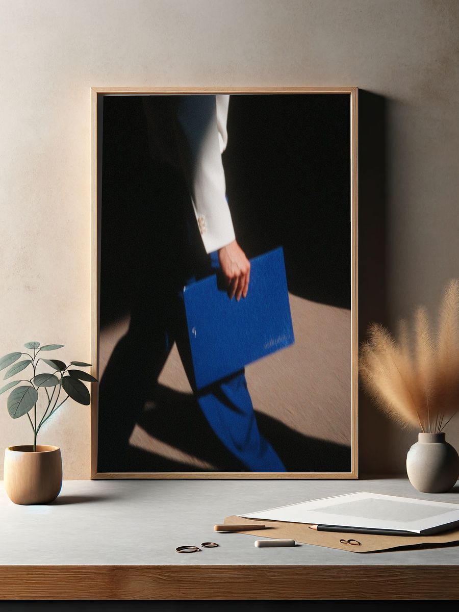 Elegant Fashion Photography Poster. — room view 2