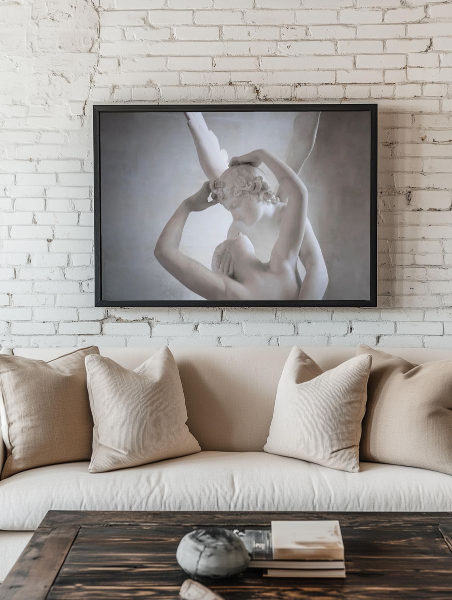Cupid and Psyche — Fine Art Print. — room view 1