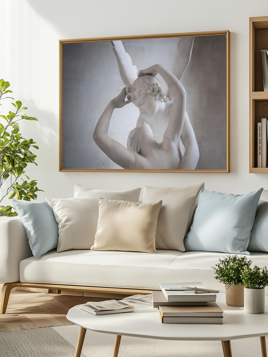 Cupid and Psyche — Fine Art Print. — room view 2