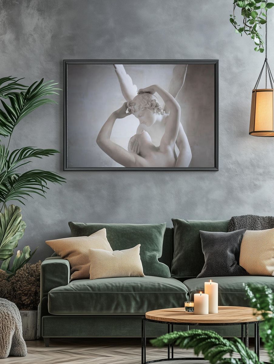 Cupid and Psyche — Fine Art Print. — room view 4