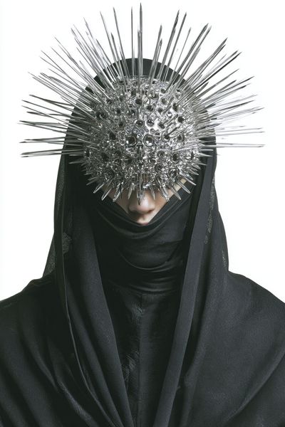 Spiked Headpiece — Fine Art Print. poster print