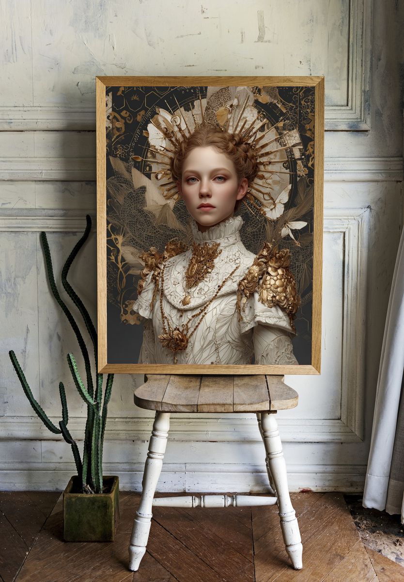 Regal Elegance — Fine Art Print. — room view 1