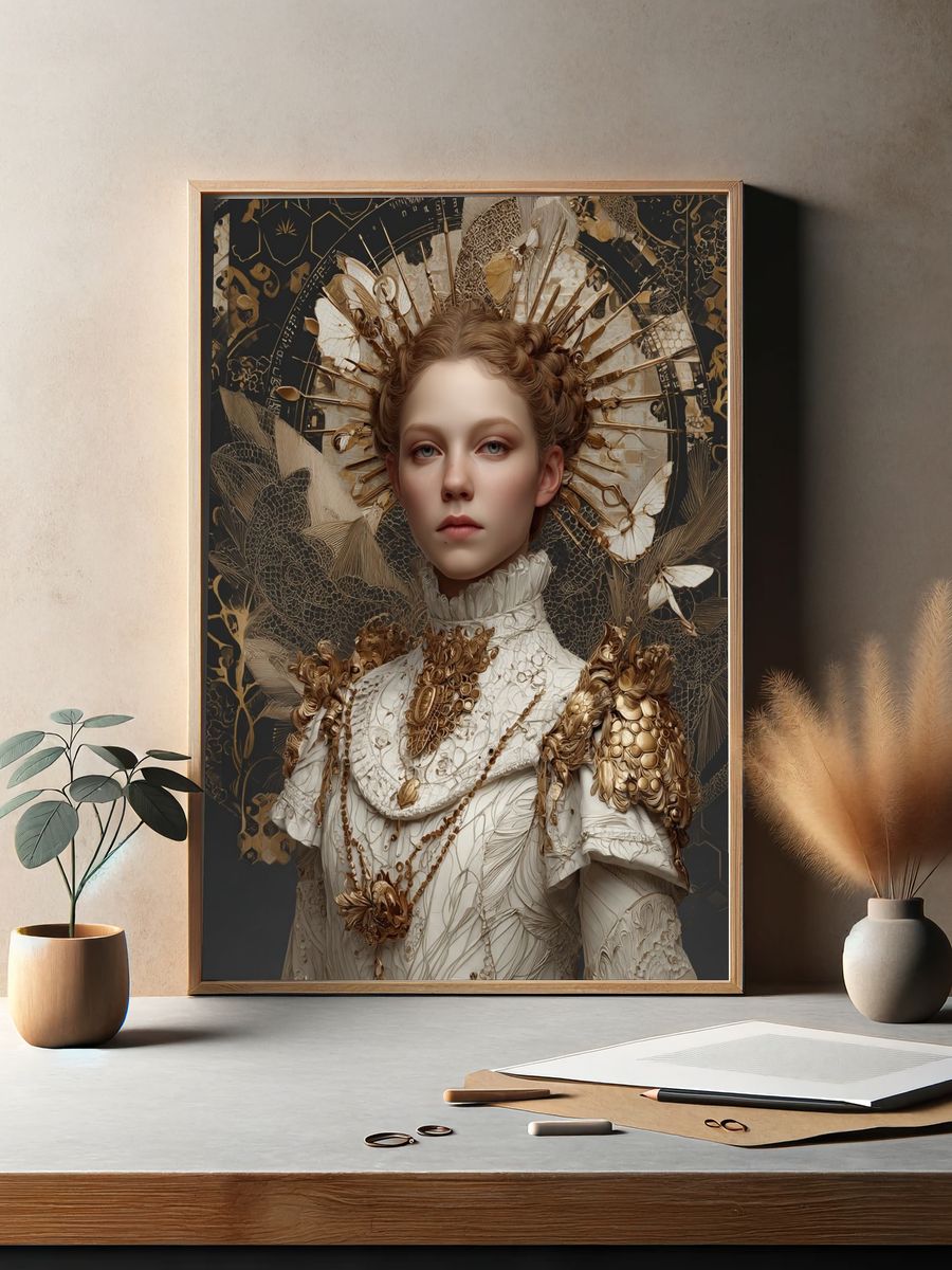 Regal Elegance — Fine Art Print. — room view 2