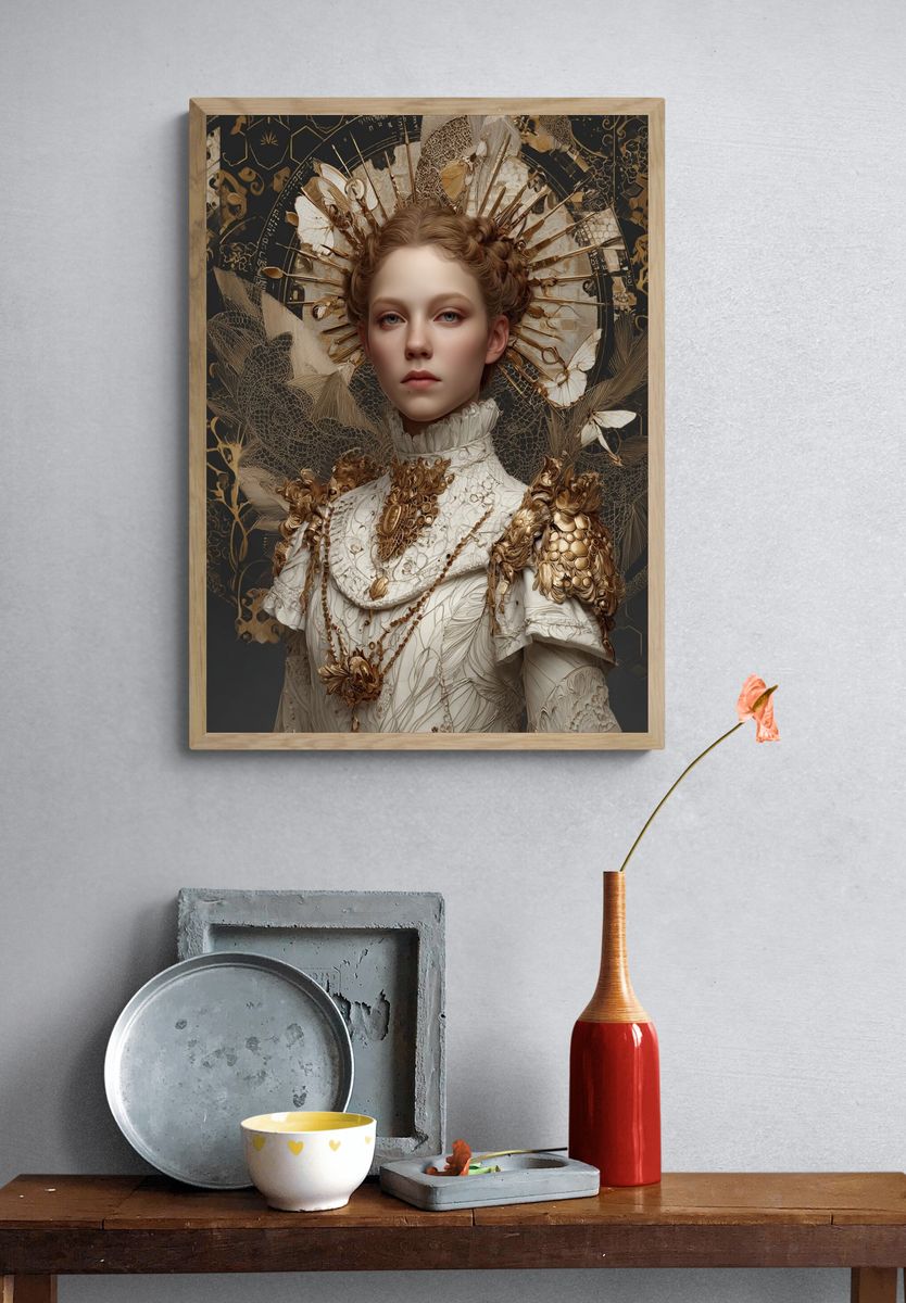 Regal Elegance — Fine Art Print. — room view 3