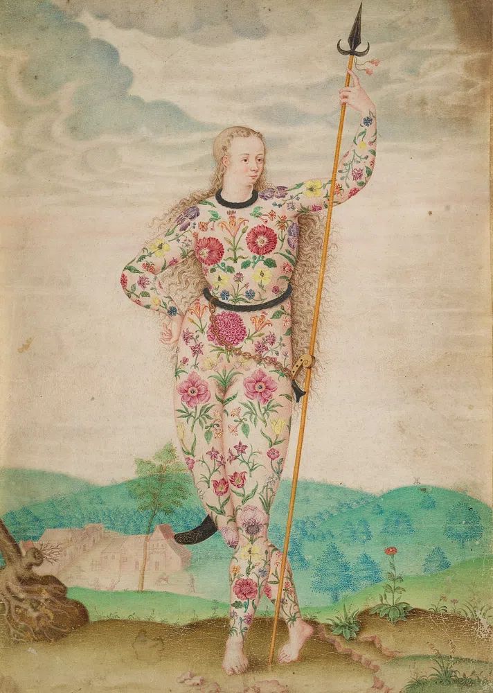 Floral Warrior — Fine Art Print. poster detail