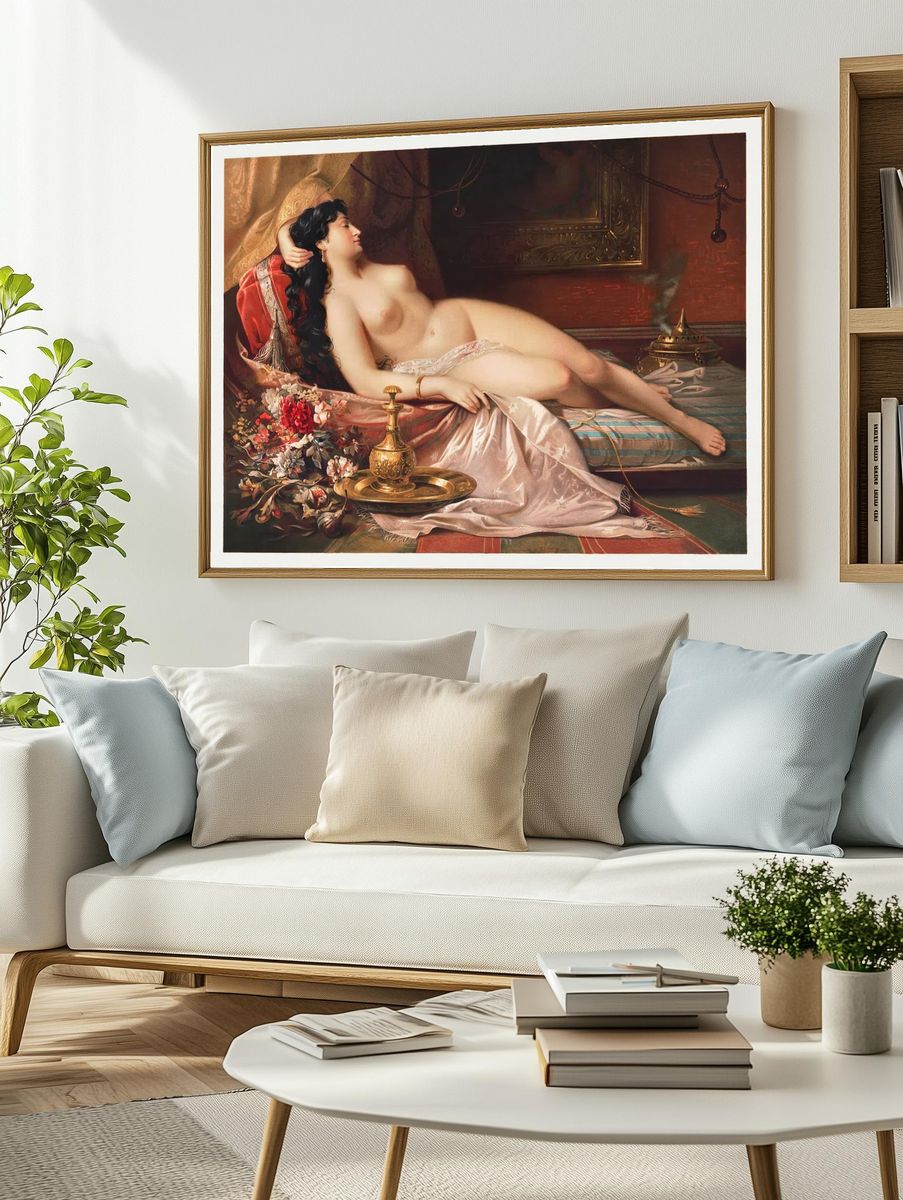 Reclining Nude — Fine Art Print. — room view 2