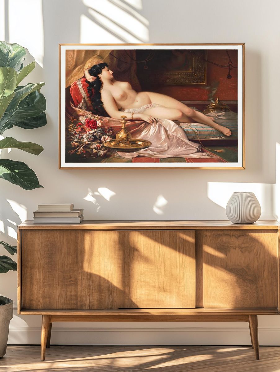 Reclining Nude — Fine Art Print. — room view 3