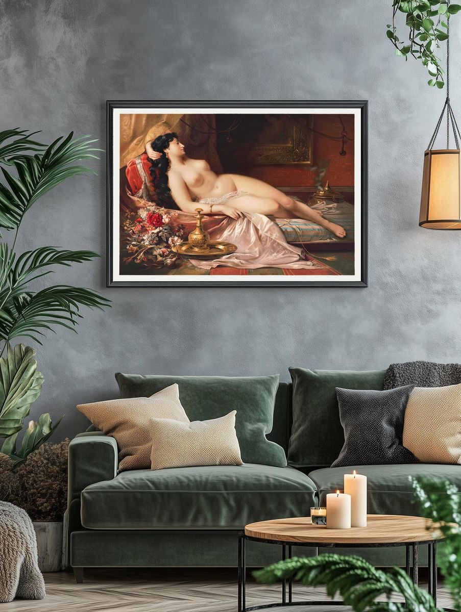 Reclining Nude — Fine Art Print. — room view 4