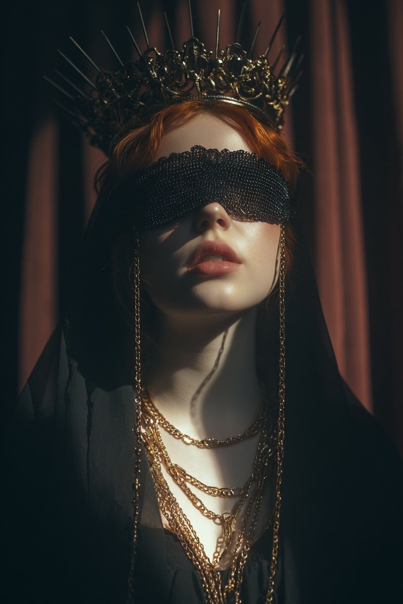 Crowned Figure — Fine Art Print. poster detail
