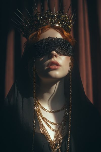 Crowned Figure — Fine Art Print. poster print