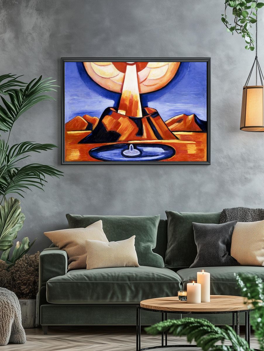 Volcanic Eruption — Fine Art Print. — room view 4
