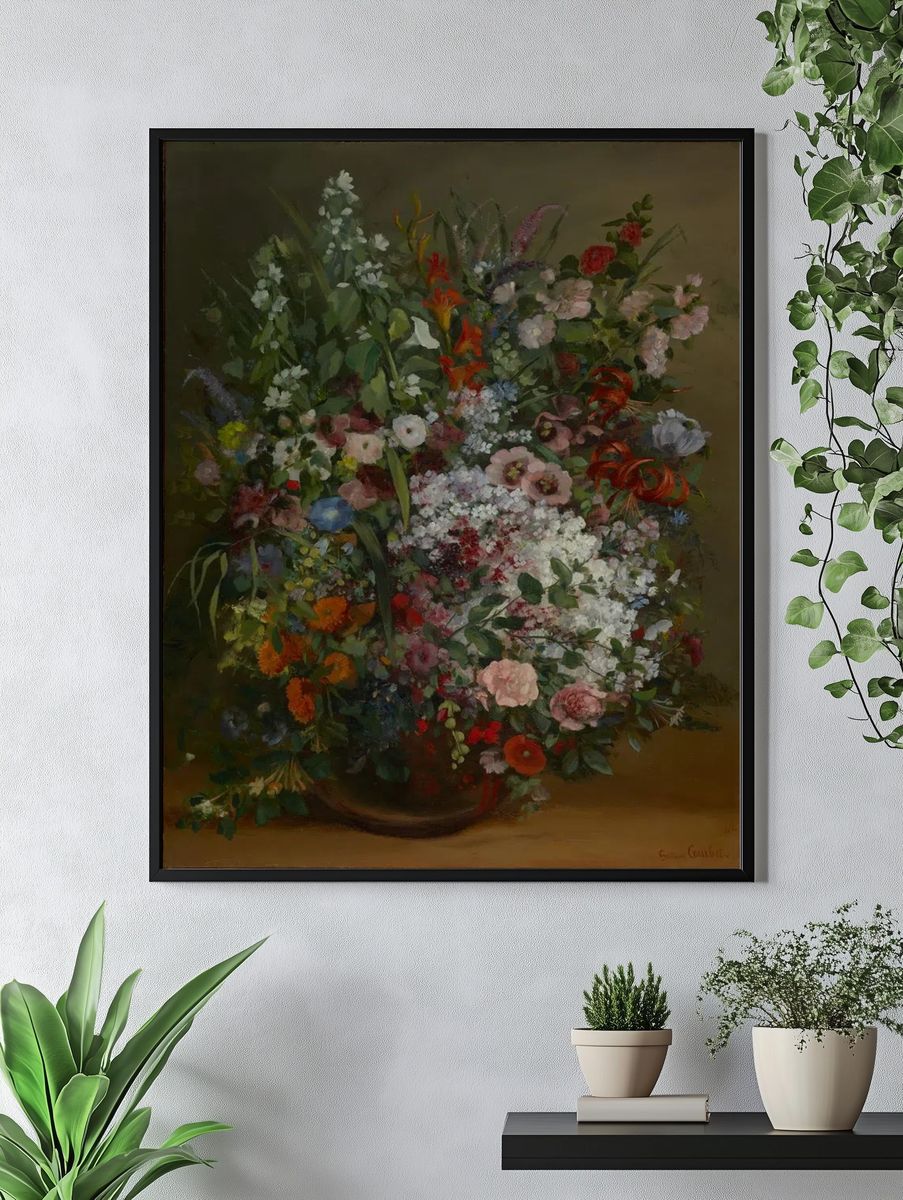 Floral Bouquet Still Life Print. — room view 4