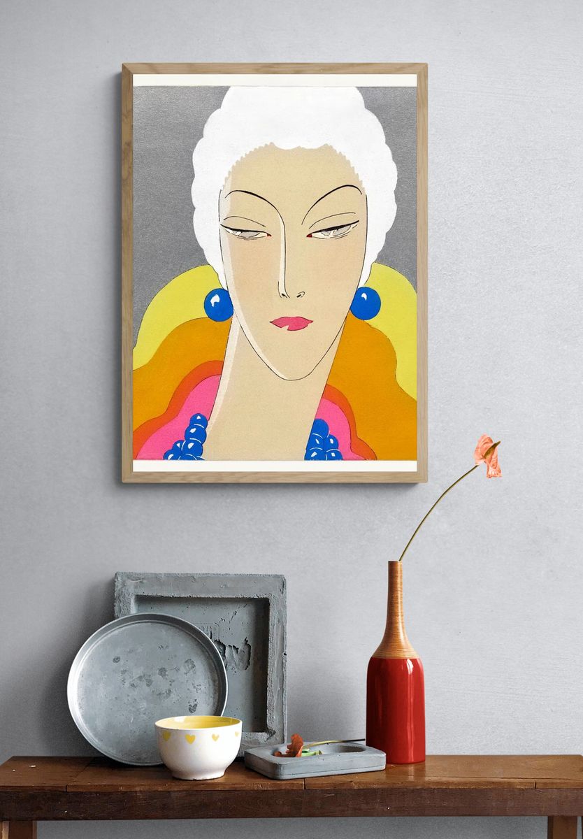 Cover fashion magazine Art-Goût-Beauté (1928). — room view 3