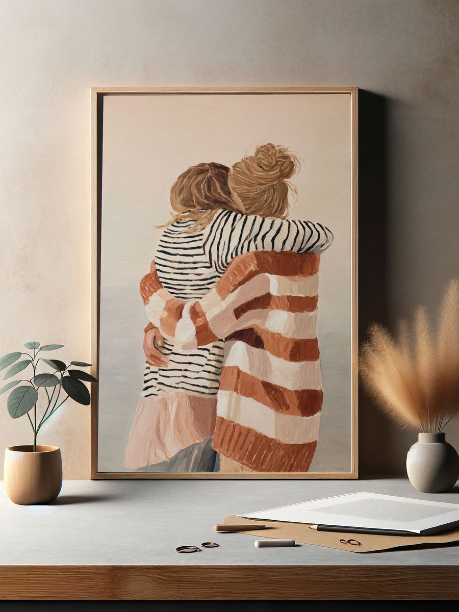 Warm Embrace — Fine Art Print. — room view 2